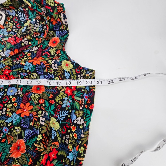 Anne Klein Maxi Dress Floral Print Sleeveless‎ Size 12 Vacation Cottage Spring - Picture 5 of 9